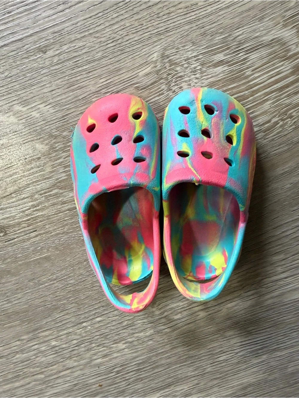 Baby Multicolor Tie-Dye Comfort Clogs